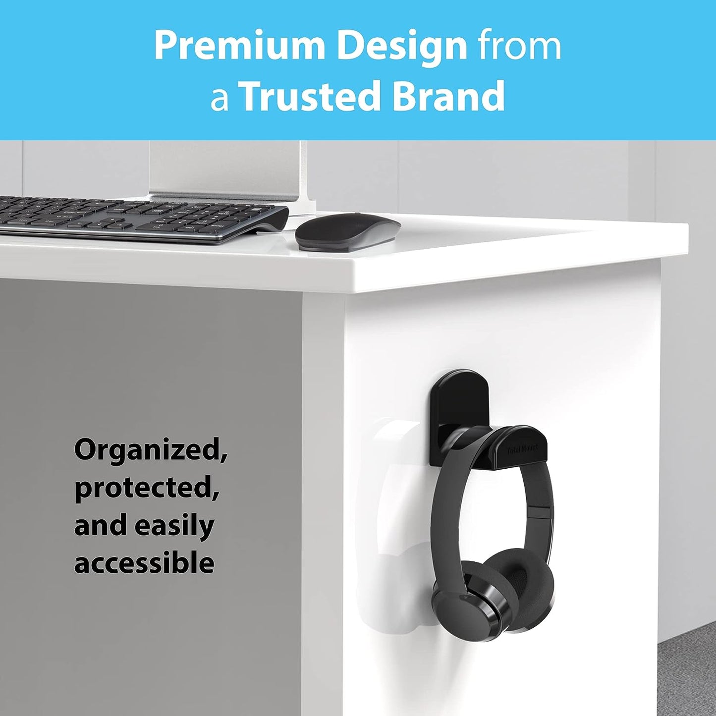 Headphone Hanger Removable Adhesive